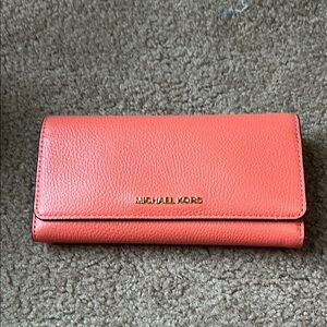 Michael Kors Coral Wallet